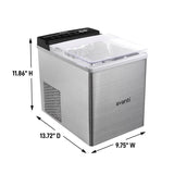 Avanti Speedy Ice Countertop Bullet 33 lb Stainless Steel Ice Maker 120 W