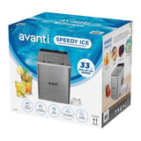 Avanti Speedy Ice Countertop Bullet 33 lb Stainless Steel Ice Maker 120 W