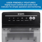 Avanti Speedy Ice Countertop Bullet 33 lb Stainless Steel Ice Maker 120 W