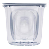 OXO Good Grips Clear Plastic/Stainless Steel Utensil Cup and Holder