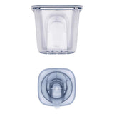 OXO Good Grips Clear Plastic/Stainless Steel Utensil Cup and Holder