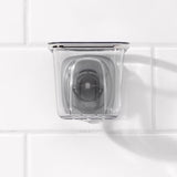 OXO Good Grips Clear Plastic/Stainless Steel Utensil Cup and Holder