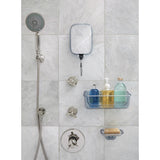 OXO Good Grips 13 in. H X 7 in. W Portable Shower Mirror Silver