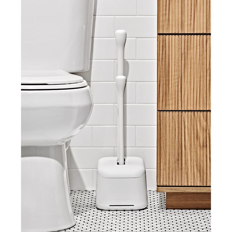 OXO Good Grips Bowl Brush/Plunger Set White