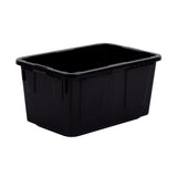 Greenmade Mini 27 gal Black/Yellow Storage Tote Stackable