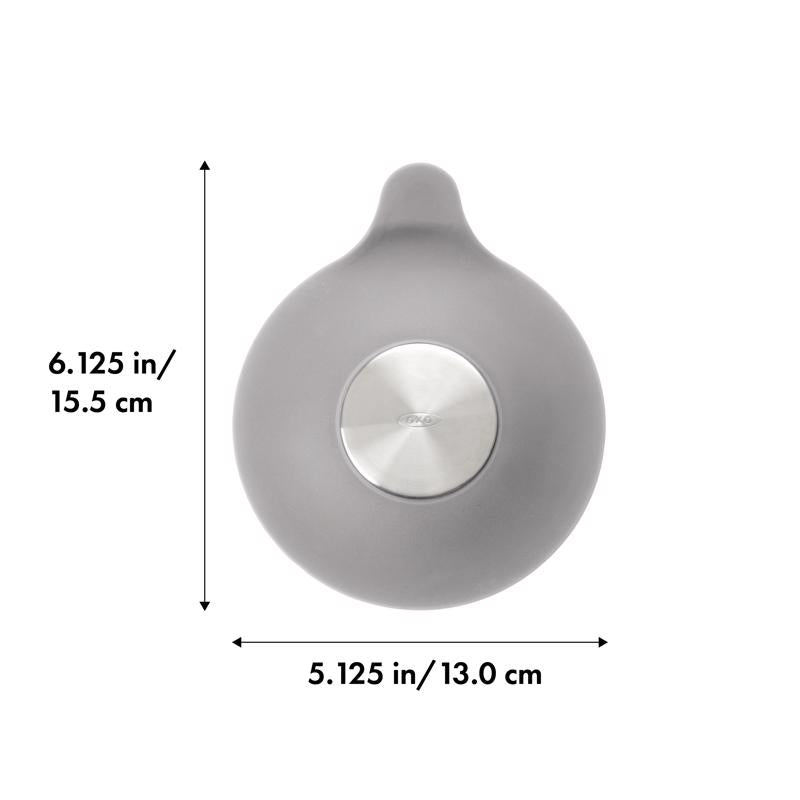 OXO Good Grips Gray Plastic/Stainless Steel Tub Stopper