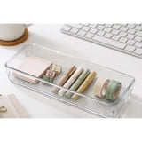 Core Home 3 in. H X 2 in. W X 9 in. D Storage Box Clear