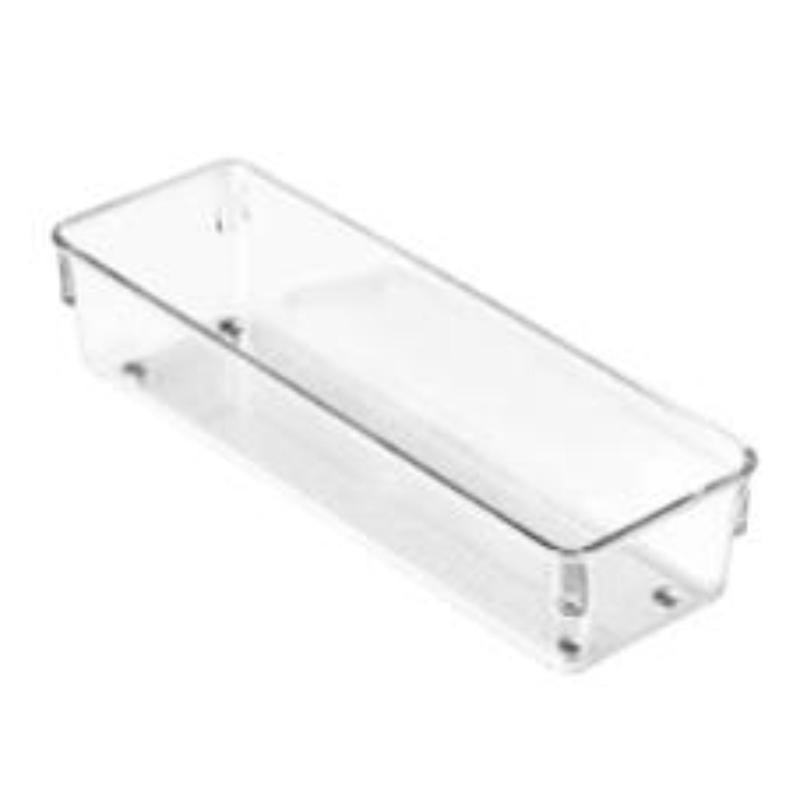 Core Home 3 in. H X 2 in. W X 9 in. D Storage Box Clear