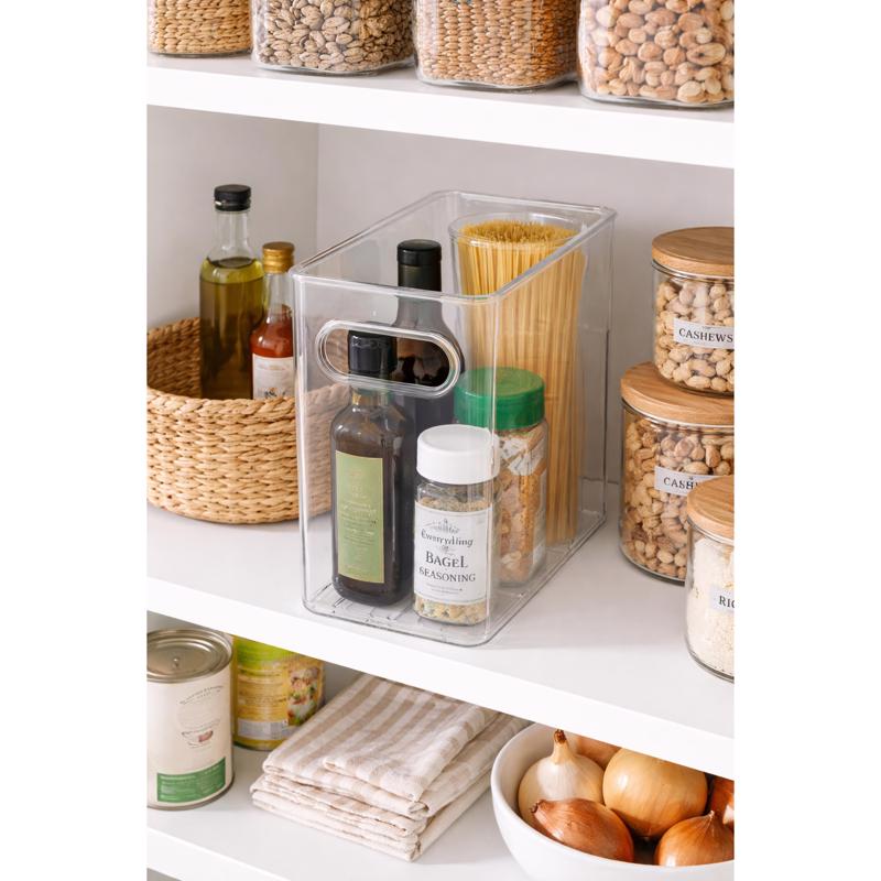 Core Home 6 in. H X 4 in. W X 10 in. D Storage Box Clear