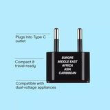 TravelSmart Type C For Worldwide Adapter Plug