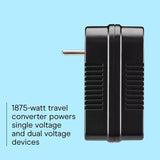 TravelSmart Type A/C/G/I For Worldwide Two Outlet Converter Set