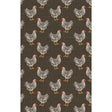Geometry Multicolor Polyester Hen House Kitchen Towel 1 pk