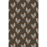 Geometry Multicolor Polyester Hen House Kitchen Towel 1 pk