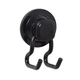 Zenna Home Matte Black Double Suction Hook