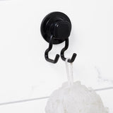 Zenna Home Matte Black Double Suction Hook