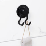 Zenna Home Matte Black Double Suction Hook