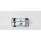 Zenna Home 3 in. H X 10 in. W X 5 in. L Matte Black Suction Basket