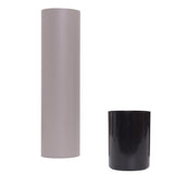 Zenna Home Toilet Bowl Brush & Holder Gray