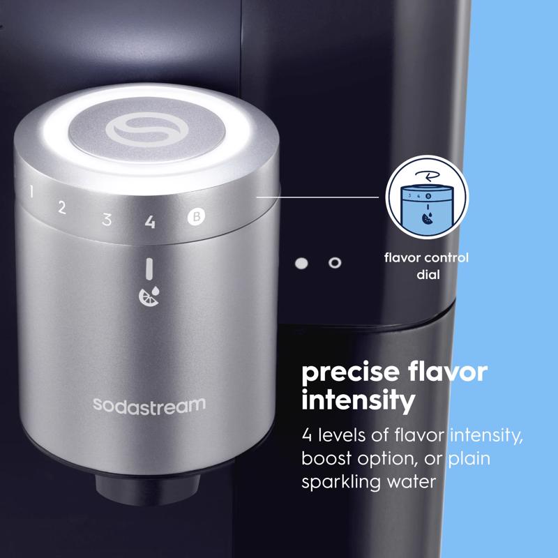 SodaStream Fountain Black 1 L Sparkling Water Maker Kit 1 pk