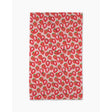 Geometry Pink Polyester Kitchen Towel 1 pk