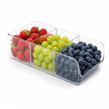 Core Home 4 in. H X 6 in. W X 11 in. D Fiber/Paper Laminate Fridge Bins Storage