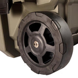 RealTree 25 gal Green Storage Tote w/Wheels 14.2 in. H X 37.5 in. W X 23.1 in. D Stackable