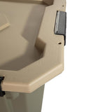 RealTree Weathermax Heavy Duty 18 gal Green Storage Tote 11.5 in. H X 31 in. W X 24 in. D Stackable