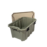 RealTree 24 gal Green Storage Tote 14.7 in. H X 31 in. W X 24 in. D Stackable