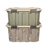 RealTree 24 gal Green Storage Tote 14.7 in. H X 31 in. W X 24 in. D Stackable