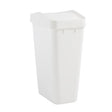 Rubbermaid 12.2 gal White Resin Trash Can