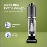 SodaStream Sparkling Water Machine Black 1 L Sparkling Water Maker Kit 1 each