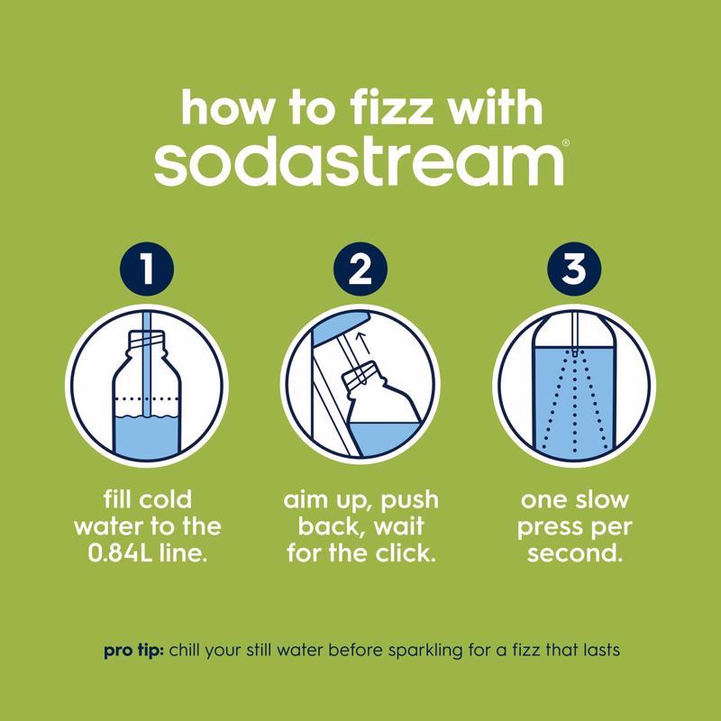 SodaStream Sparkling Water Machine Black 1 L Sparkling Water Maker Kit 1 each