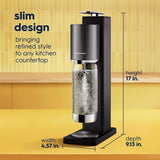 SodaStream Sparkling Water Machine Black 1 L Sparkling Water Maker Kit 1 each