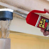 Flex Seal Family of Products Flex Glue Trigger-Flow Nozzle Super Strength Rubber White Adhesive 4 fl