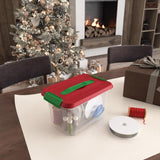 Curver Holiday Clear Latch Storage Box 6.9 in. H X 7.5 in. W X 11.6 in. D Stackable