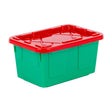 Greenmade 0.09 gal Green/Red Mini Tote 2.4 in. H X 3.3 in. W X 4.8 in. D Stackable