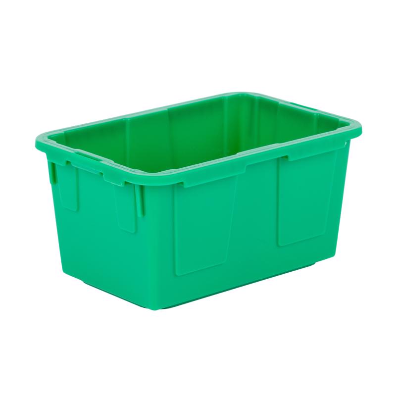 Greenmade 0.09 gal Green/Red Mini Tote 2.4 in. H X 3.3 in. W X 4.8 in. D Stackable