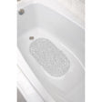 Zenna Home 27 in. L X 14 in. W Clear Thermo Plastic Elastomer Bath Mat