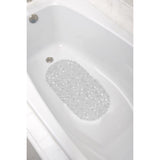 Zenna Home 27 in. L X 14 in. W Clear Thermo Plastic Elastomer Bath Mat