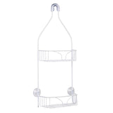 Zenna Home 21 in. H X 8.8 in. W X 4 in. L White Shower Caddy