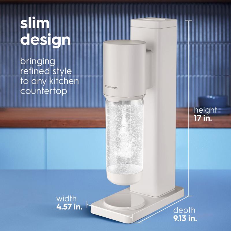 SodaStream Fresh White 1 L Sparkling Water Maker Kit