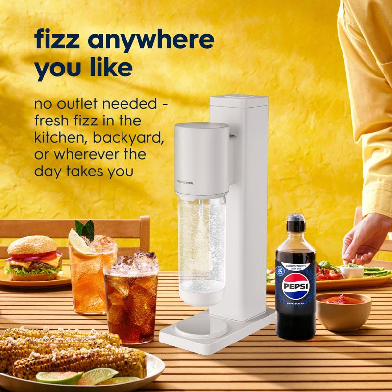 SodaStream Fresh White 1 L Sparkling Water Maker Kit