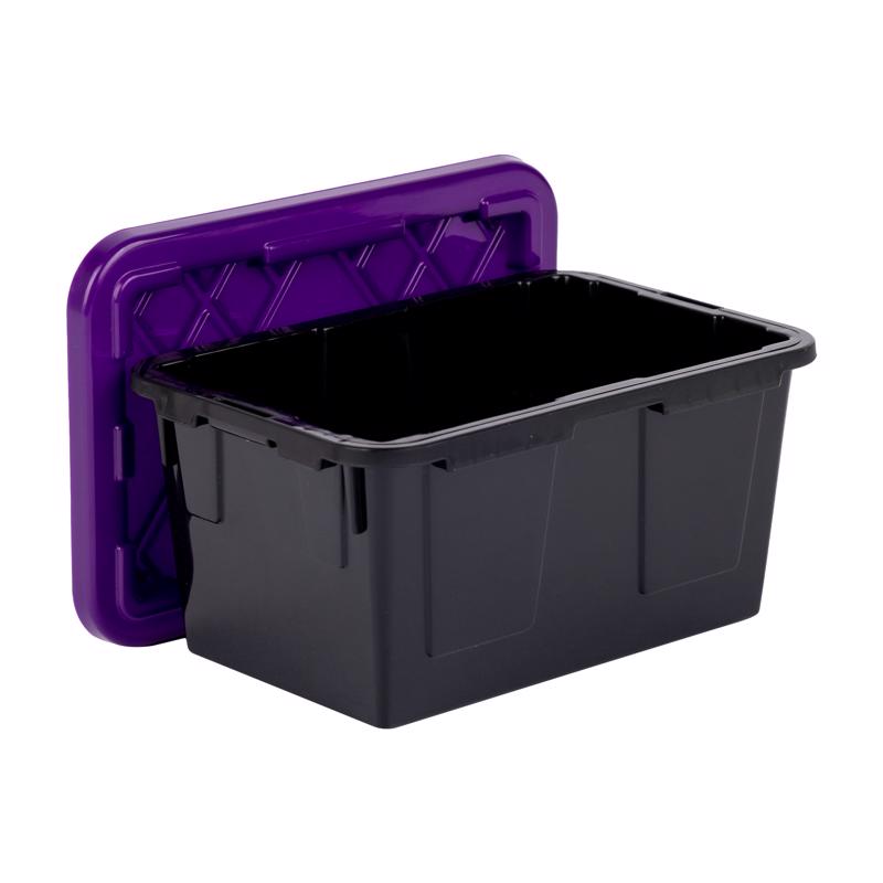 Greenmade 0.09 gal Purple Mini Tote Stackable