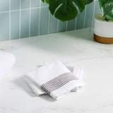 Core Home White Textile Washcloth 1 pc