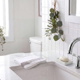 Core Home White Textile Washcloth 1 pc