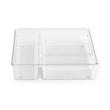 Core Home 9.1 in. H X 9.1 in. W X 2.2 in. D Plastic Drawer Organizer