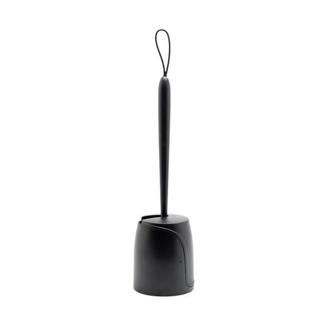 Zenna Home Toilet Bowl Brush & Holder Black