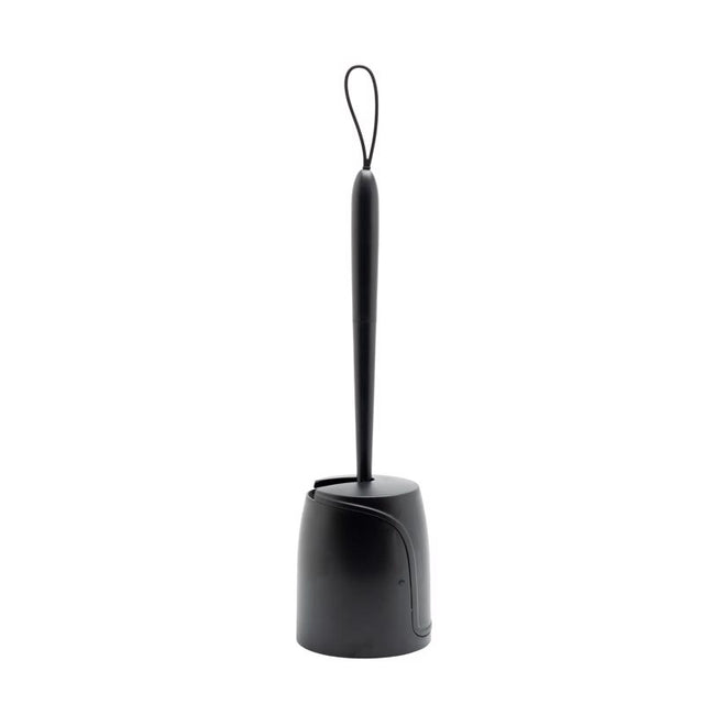 Zenna Home Toilet Bowl Brush & Holder Black