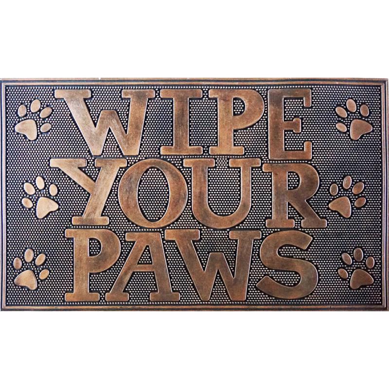 Direct Home 30 in. W X 18 in. L Bronze/Gray Rubber Door Mat