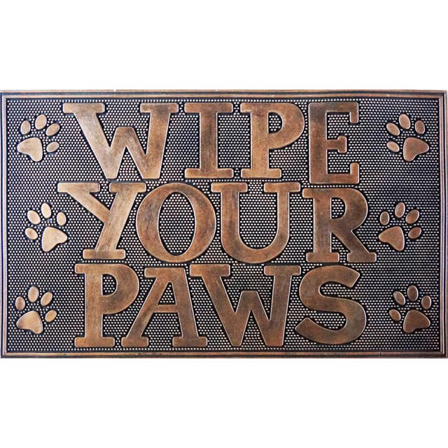 Direct Home 30 in. W X 18 in. L Bronze/Gray Rubber Door Mat
